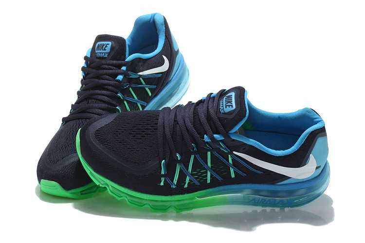 Nike Air Max 2015 foot locker outlet basket noir bleu vert boutique en ligne